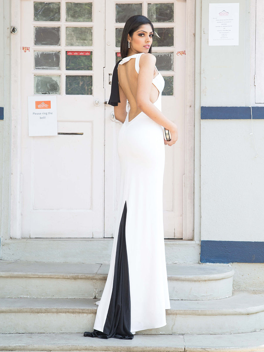 Pretty Lavish Bridal backless satin slip maxi dress in ivory | ASOS